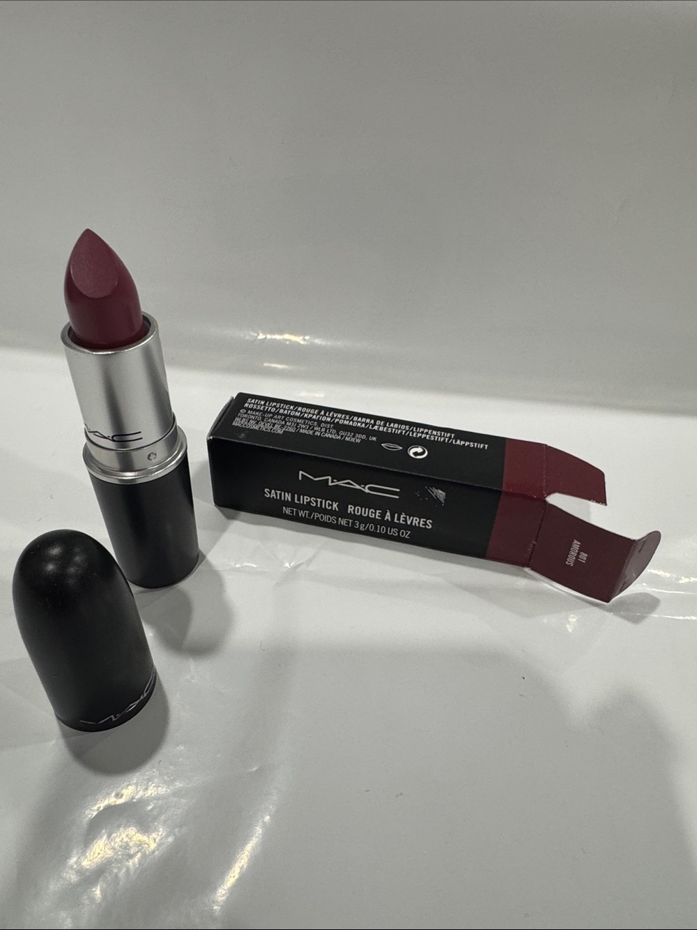 MAC Cosmetics Satin Lipstick in Mauve Plum